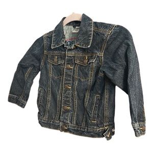 💜💜 OSHKOSH B’GOSH Boy’s Snap-up Denim Jean Jacket Size 5T